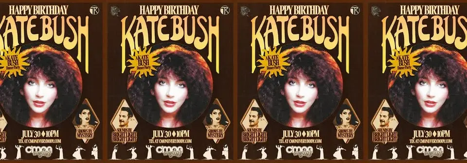 A Kate Bush Party - all Kate Bush all night