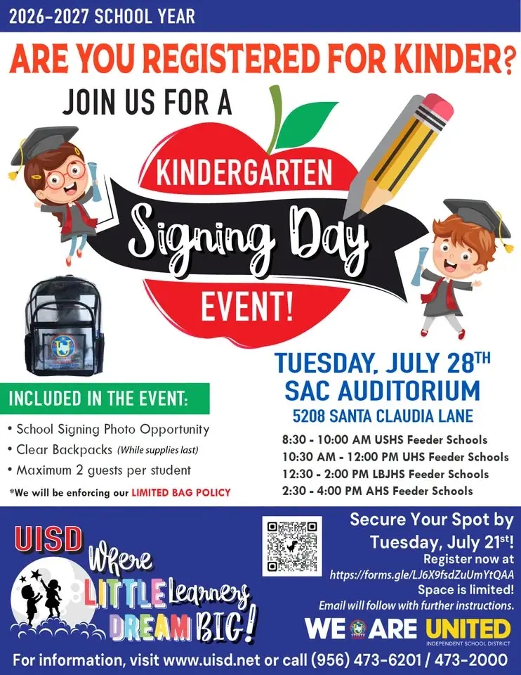 Kindergarten Signing Day