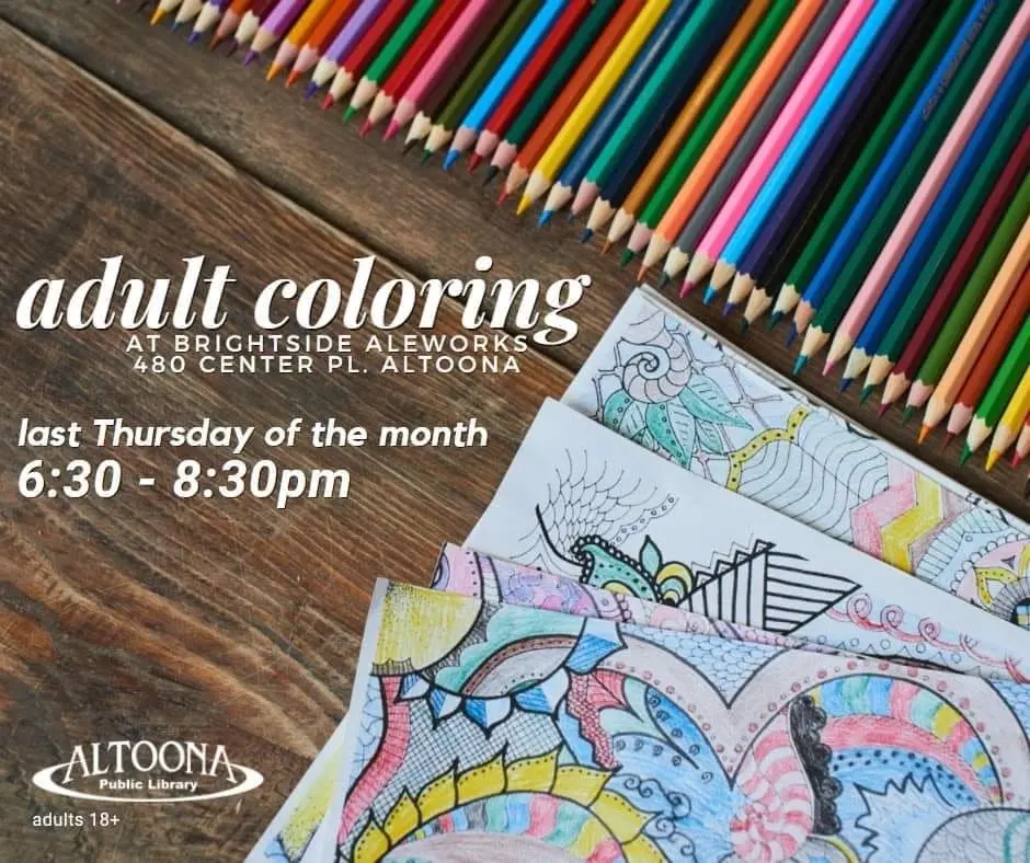 Adult Coloring w/Altoona Library @Brightside