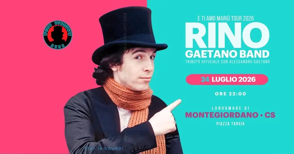 Rino Gaetano Band • Lungomare di Montegiordano • Cs