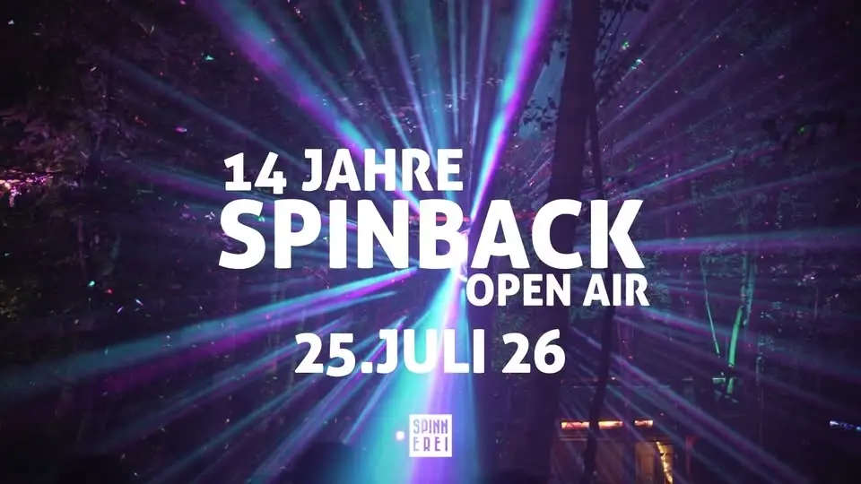 14 JAHRE SPINBACK OPEN AIR - 25.07.2026