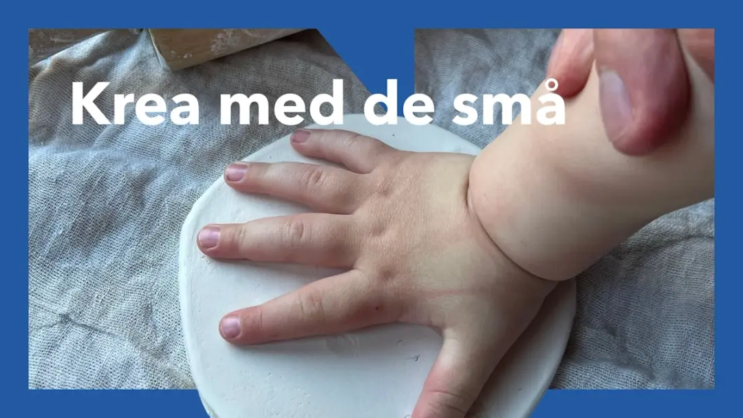 Håndaftryk i ler