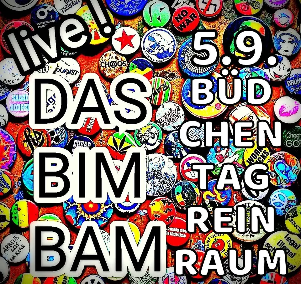 Live ! DAS BIM BAM beim Düsseldorfer Büdchentag (ReinRaum 5.9.) & beimStrassenfest Zonserstrasse 6.9