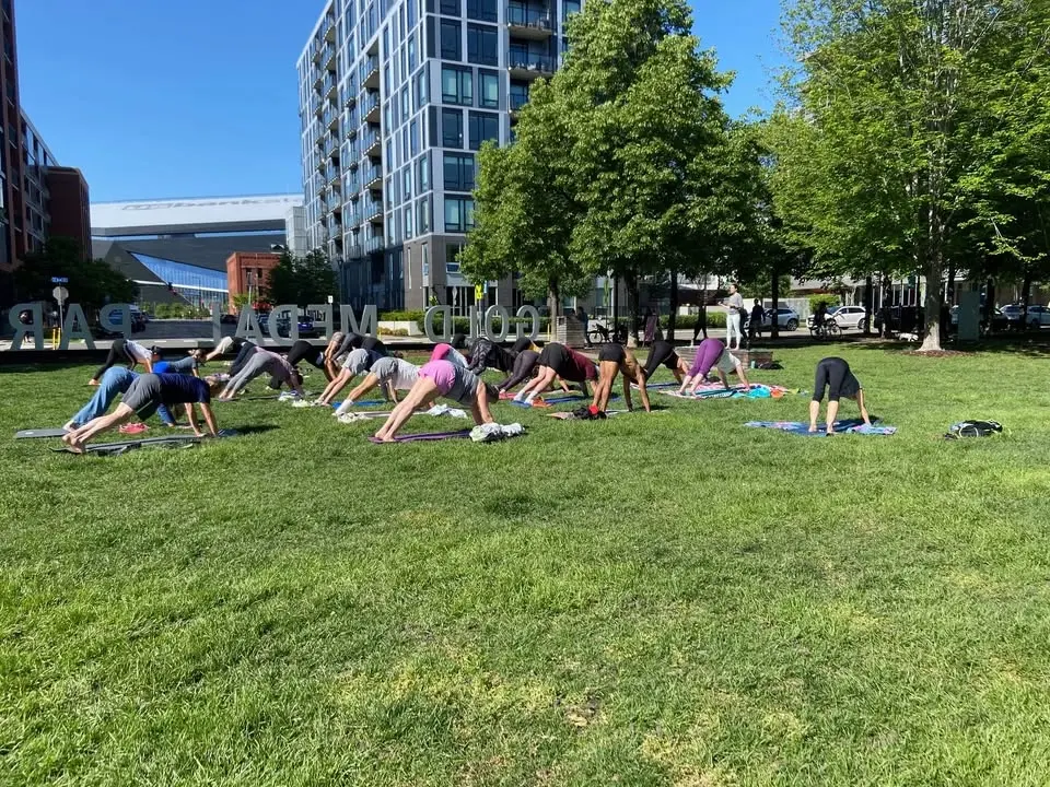 Yoga in Gold Medal Park