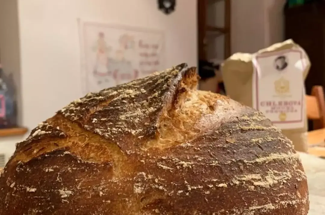 Pečení chleba v Hostinném domě v Nezdicích na Šumavě