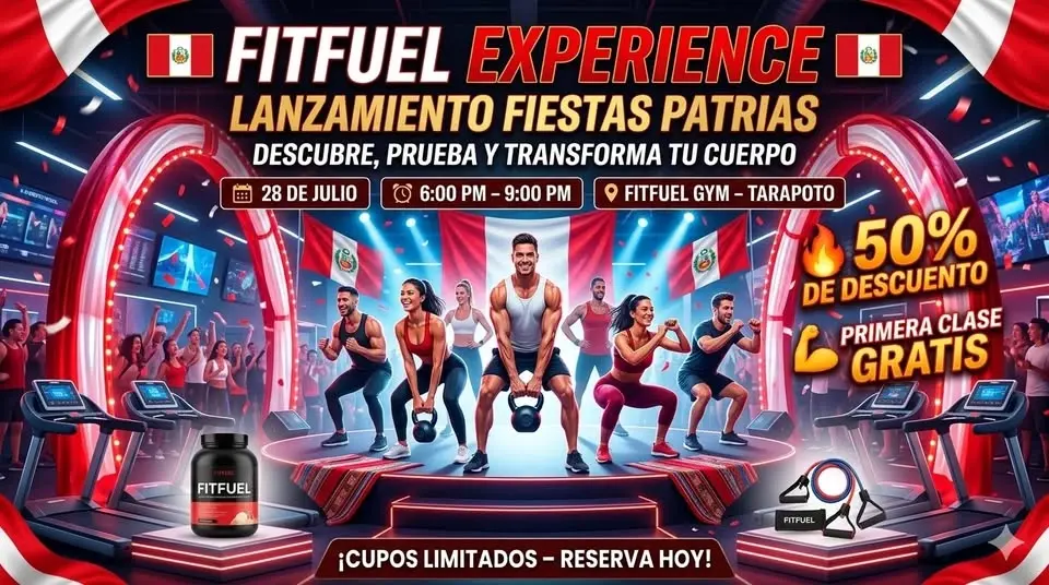 FITFUEL EXPERIENCE – LANZAMIENTO FIESTAS PATRIAS 🇵🇪