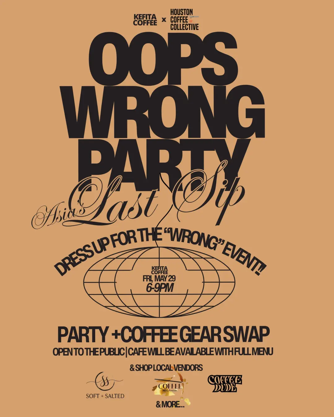 "Oops Wrong Party" Last Sip