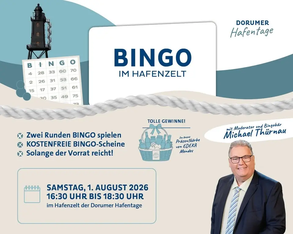 BINGO! bei den Dorumer Hafentagen