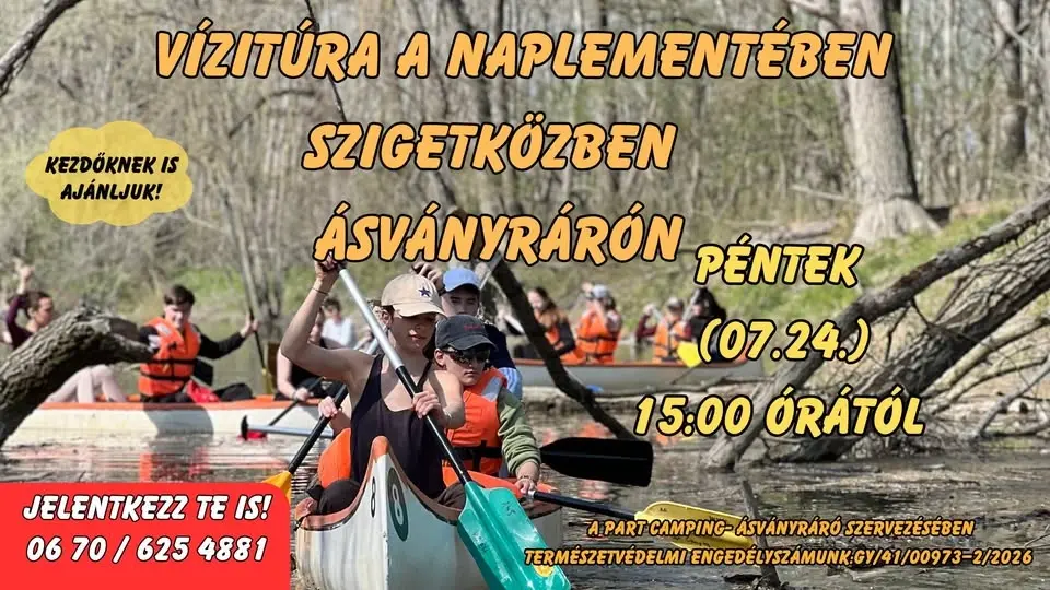 Vízitúra Délután Szigetközben, Ásványrárón