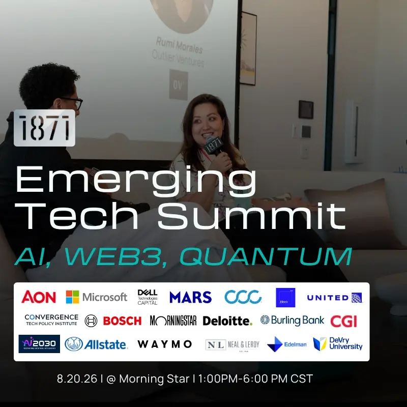 1871 Events: Scale the System: 1871 Emerging Tech Innovation Summit