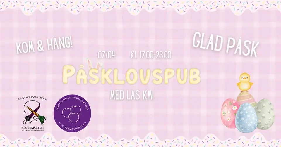 Tisdagspub 07/04 17.00-23.00