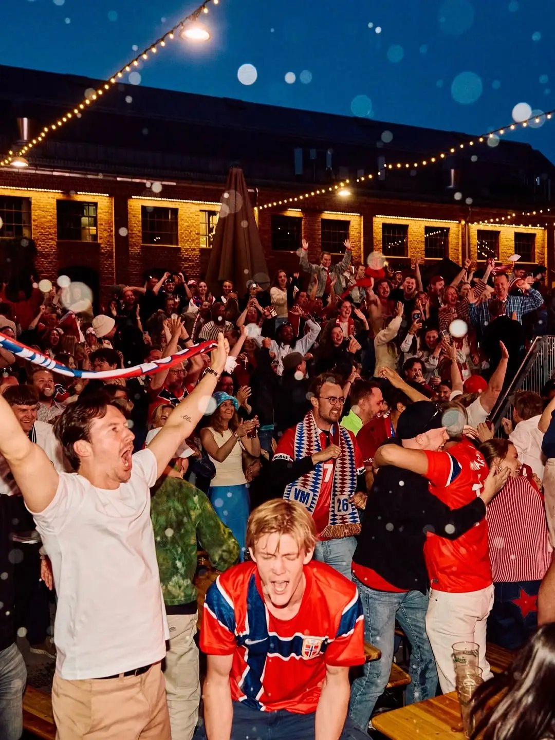 Norge fotballkamp visning