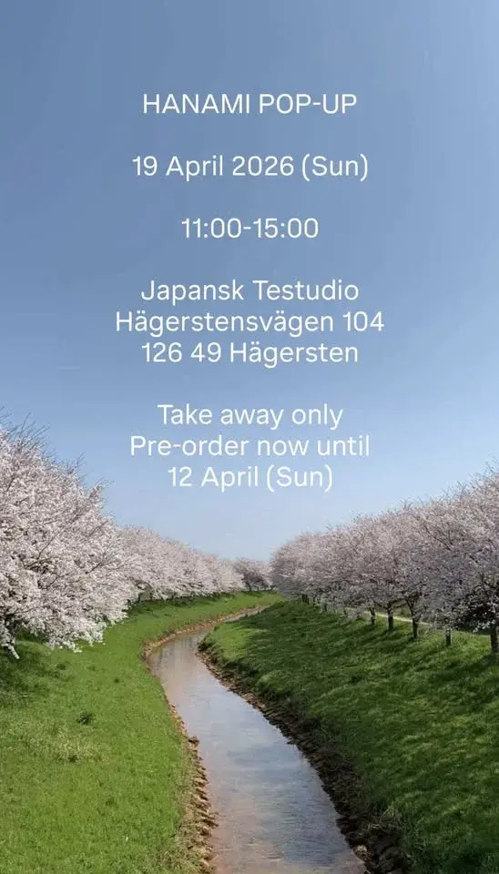 Hanami Pop-Up (Takeaway only) - Yuko Ono Sthlm x Chez Iwata x Fika Lab