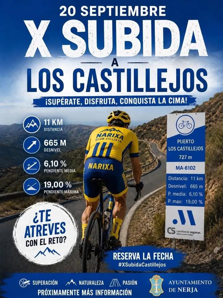 X SUBIDA CASTILLEJOS apertura de inscripciones 22/07/2026