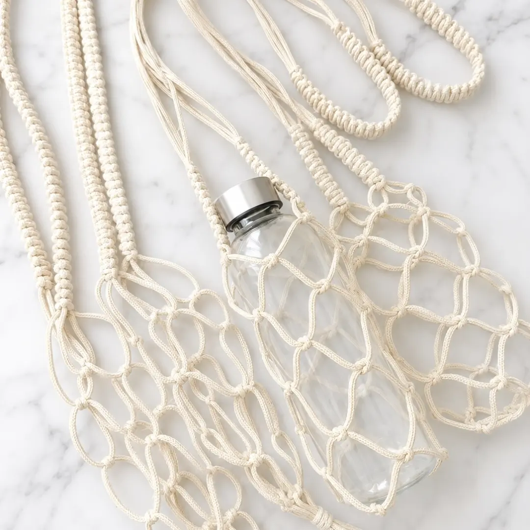 Macramé Bottle Holder