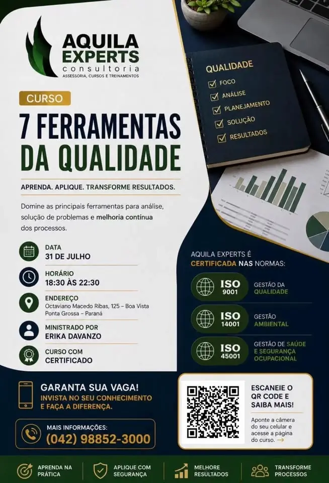 Curso 7 Ferramentas da Qualidade