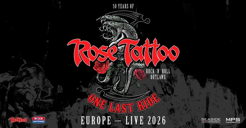 ROSE TATTOO - "Rock’N’Roll outlaws – one last ride” EU Tour in Leipzig