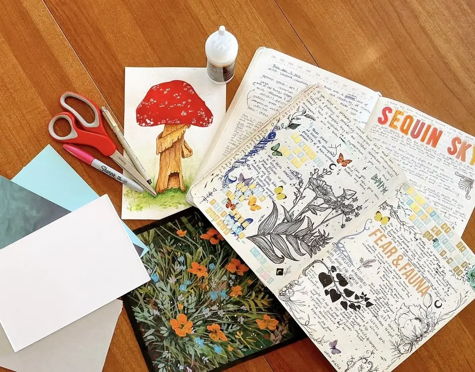 Beginners Bookbinding-DIY Watercolor Journal: Tuesday, August 18th, 2026 (Art Lounge 6-8:30pm)