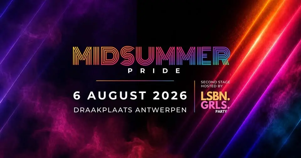 Midsummer Pride 2026 / Free Festival at Draakplaats Antwerp