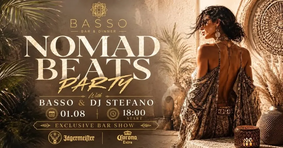NOMAD Beats Party with DJ STEFANO & BASSO /01.08/