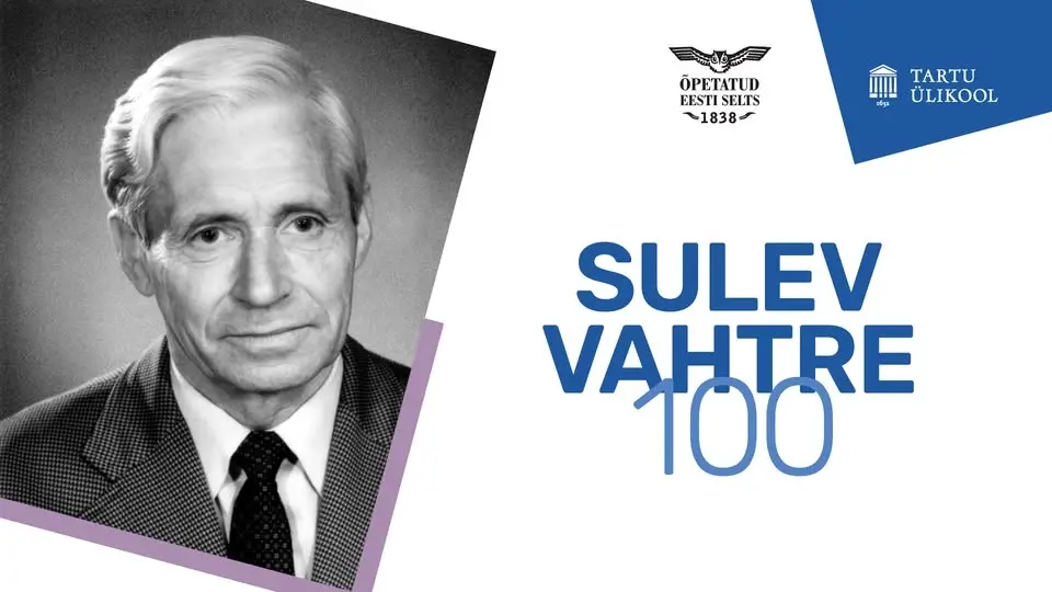 Mälestuskonverents „Sulev Vahtre 100“