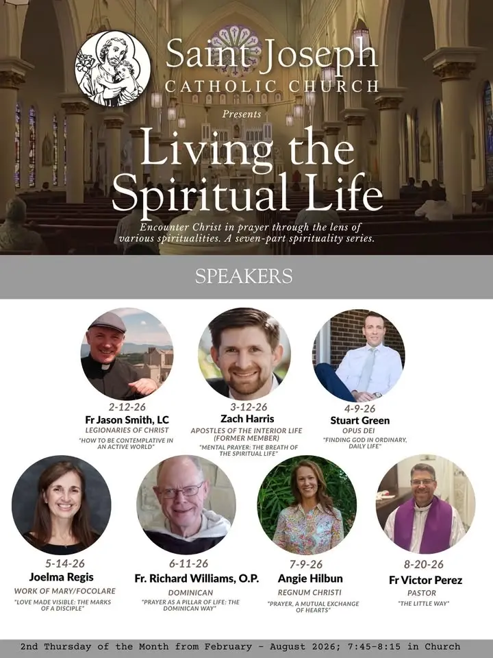 Living the Spiritual Life: Monthly Series Feb-Aug 