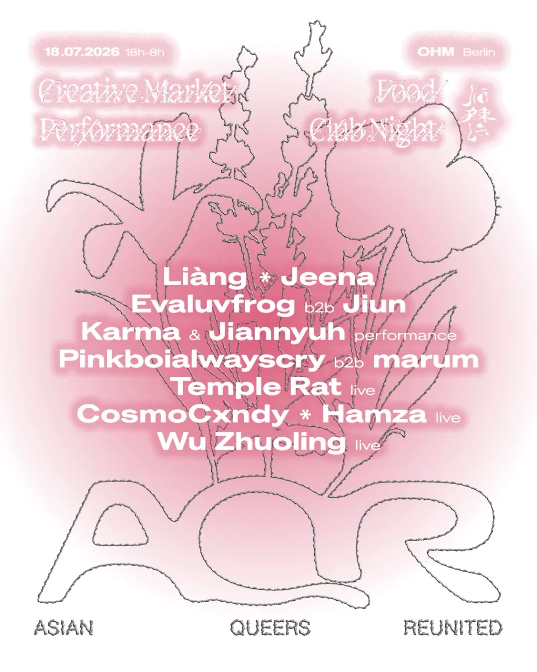 Asian Queers Reunited (AQR) by Jiā La