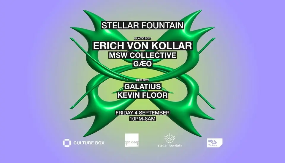 Stellar Fountain: Erich Von Kollar / MSW Collective / GÆO / GALATIUS / Kevin Floor