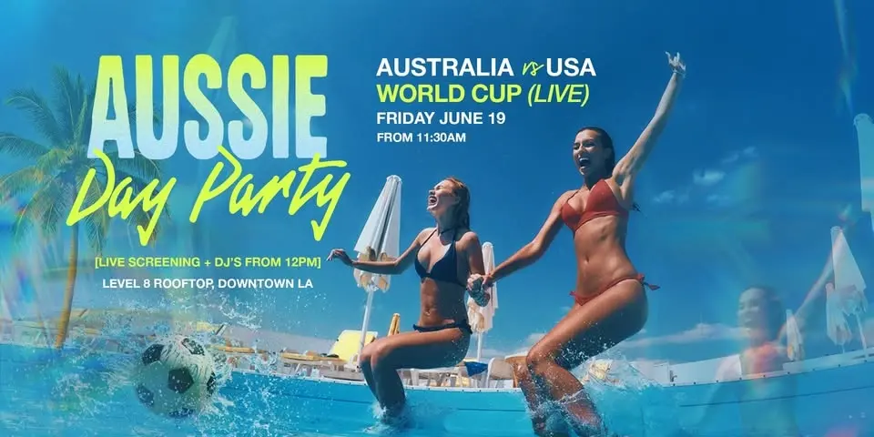 Aussie Day Party – AUS vs USA World Cup Screening