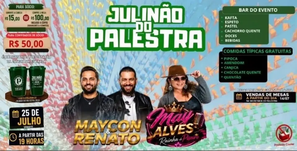 Festa Julina do Palestra 