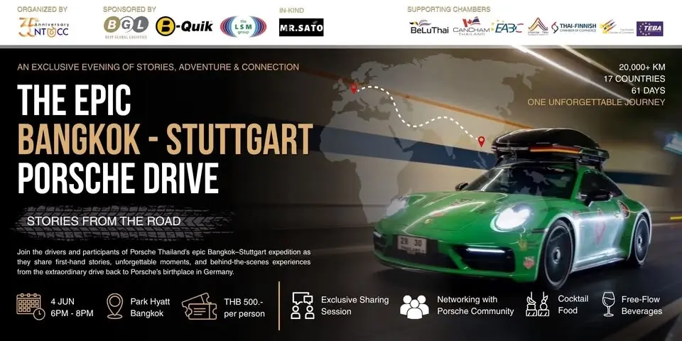 The Epic Bangkok–Stuttgart Porsche Drive: Stories from the Road