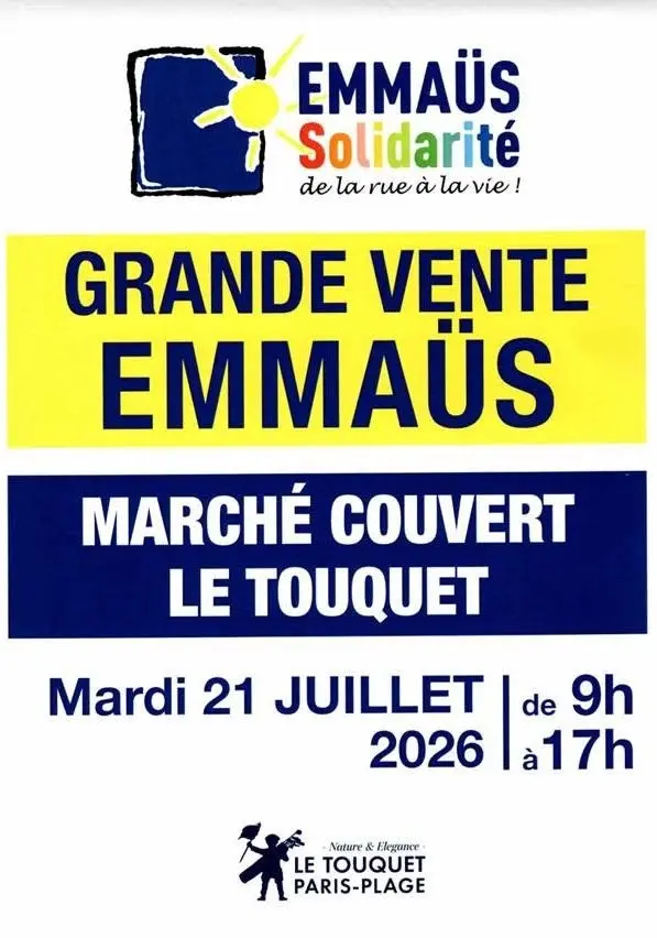 Grande vente Emmaüs au Touquet
