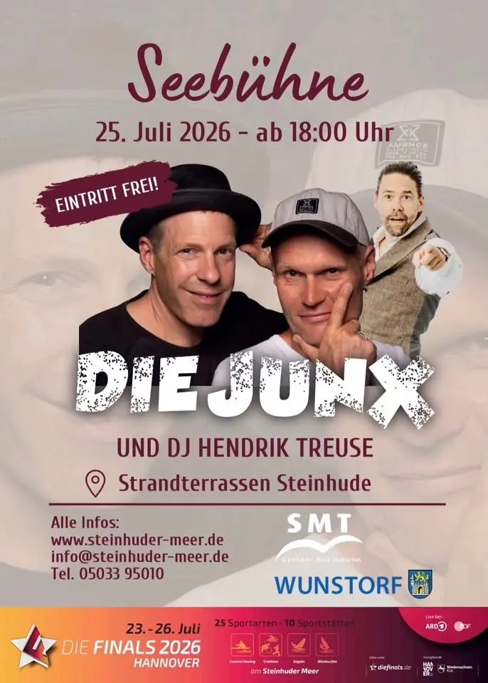 Schlager, Pop und Party  -- Die JunX und DJ Hendrik Treuse --