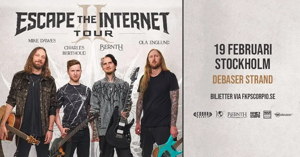 Bernth - Escape The Internet Tour II | Stockholm