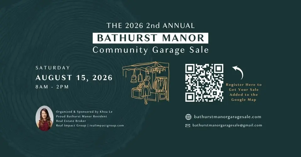 Bathurst Manor 2nd Annual Community Garage Sale