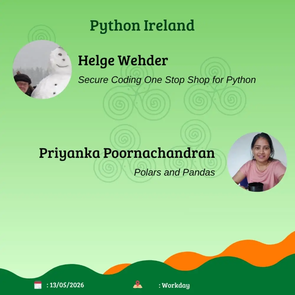 Python Ireland May 2026 Meetup