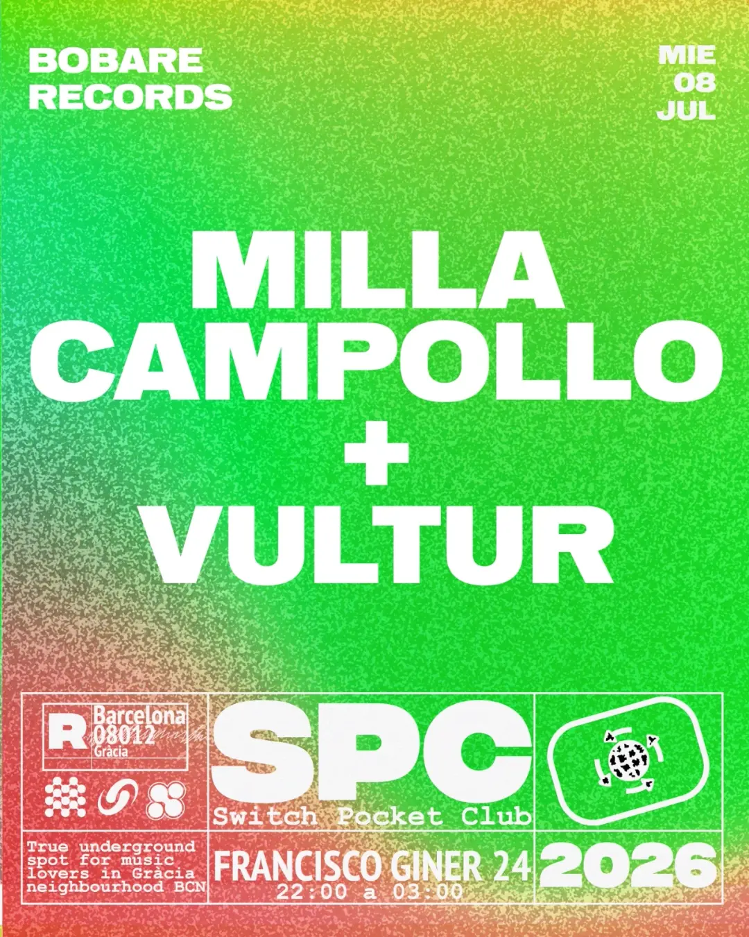 Milla Campollo, Vultur