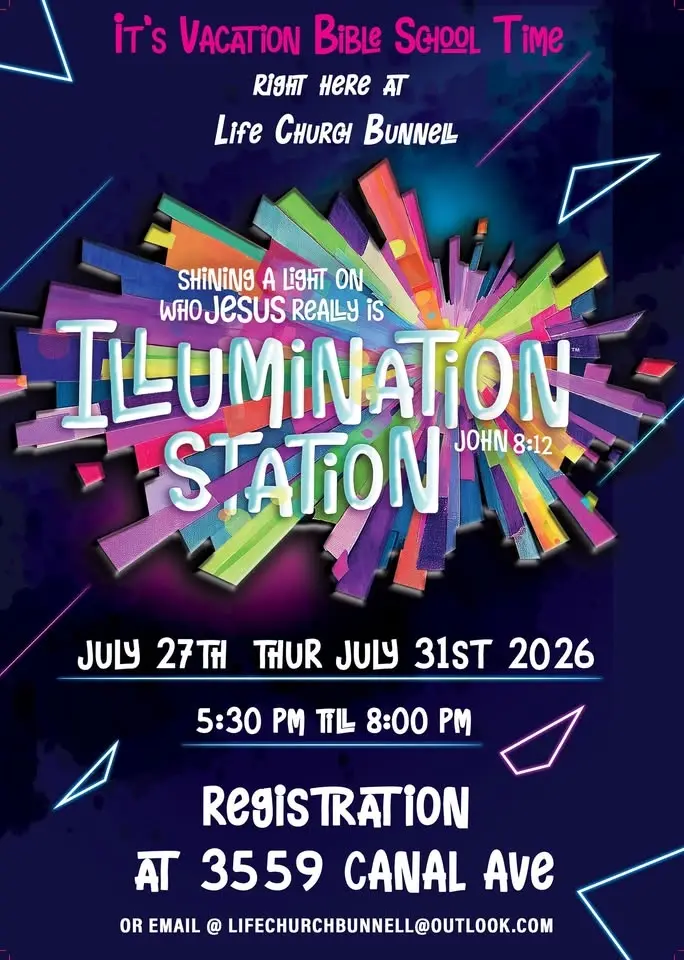 VBS- illumination Station. July 27th - July 31st 2026