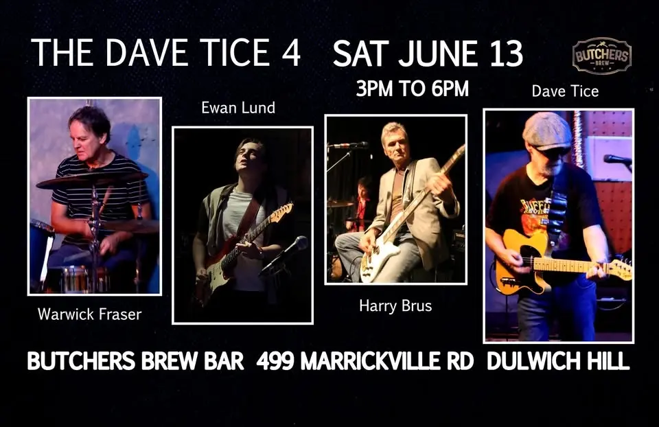 THE DAVE TICE 4 - LIVE AT BUTCHERS BREW BAR!