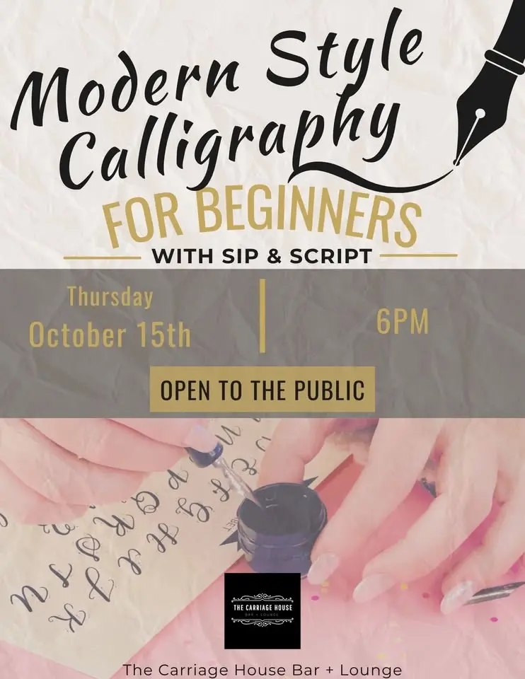 Beginner's Modern Calligraphy with Sip & Script