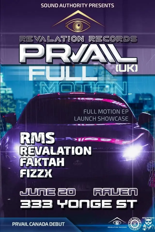 REVALATION RECORDS PRVAIL FULL MOTION EP LAUNCH SHOW!