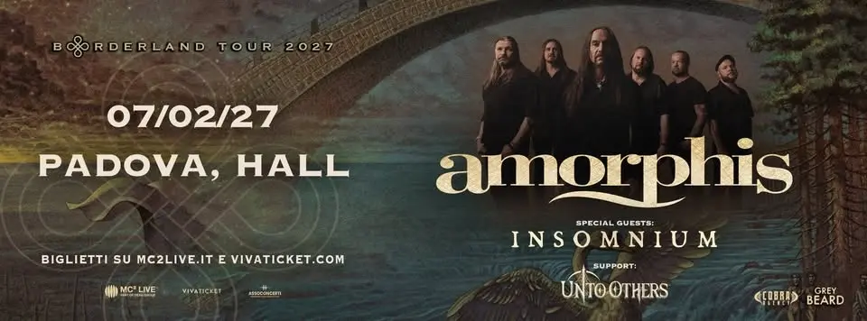 Amorphis - Borderland Tour 2027 + Insomnium + Unto Others | Padova, Hall