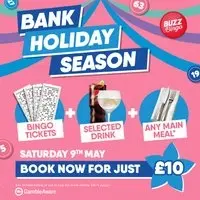 Bank Holiday Season - Buzz Bingo Birmingham Kingsbury Road 09/05
