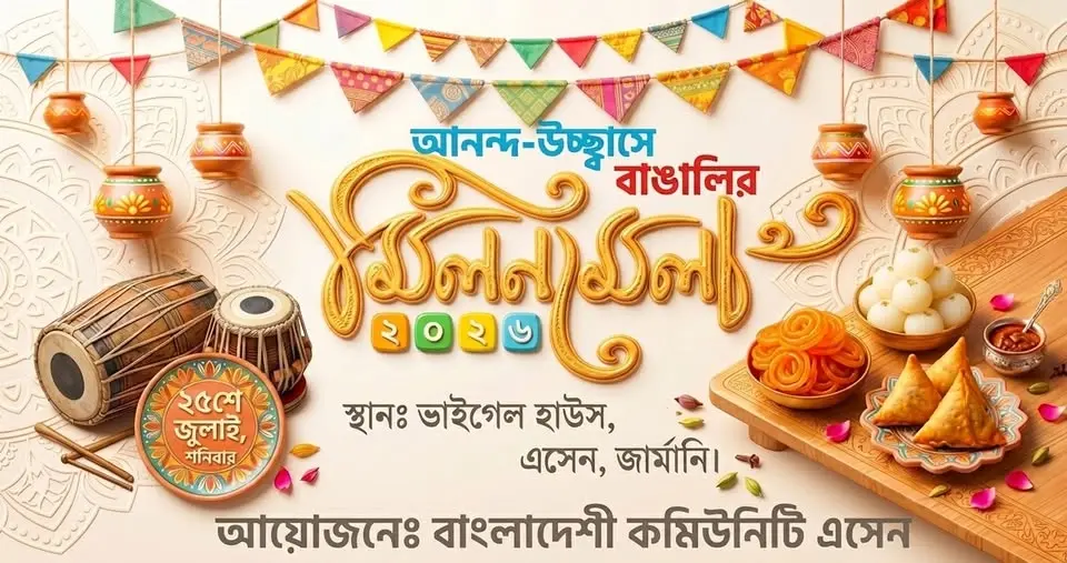 আনন্দ-উচ্ছ্বাসে বাঙালির মিলন মেলা ২০২৬