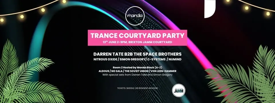 Mondo Records at Brixton Jamm Courtyard 