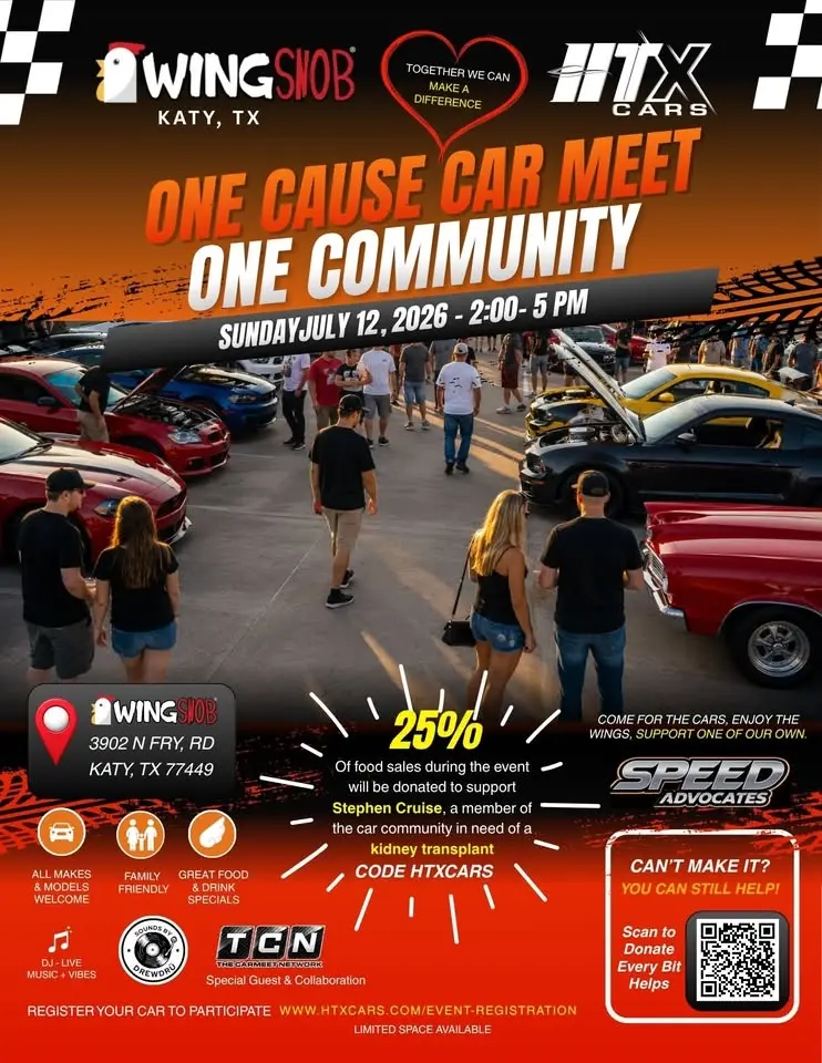 One Cause, One Community, One Car Meet.