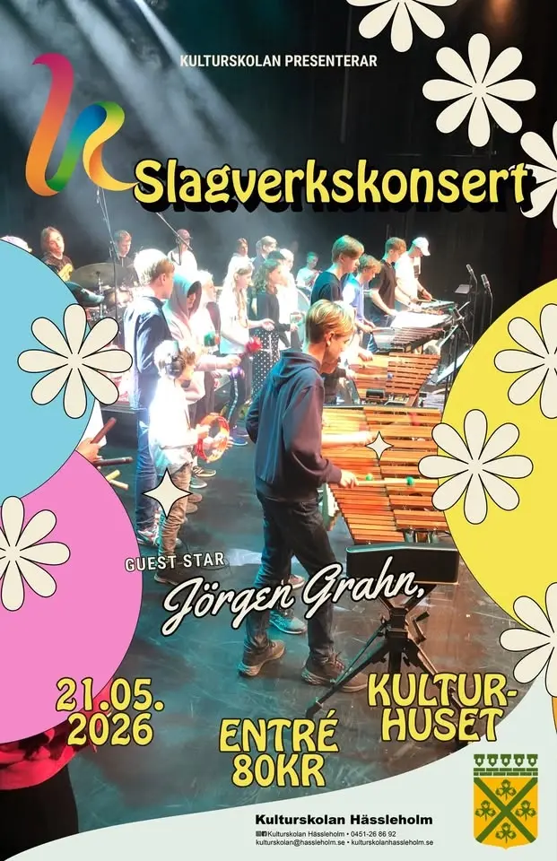 Slagverkskonsert med Kulturhuset