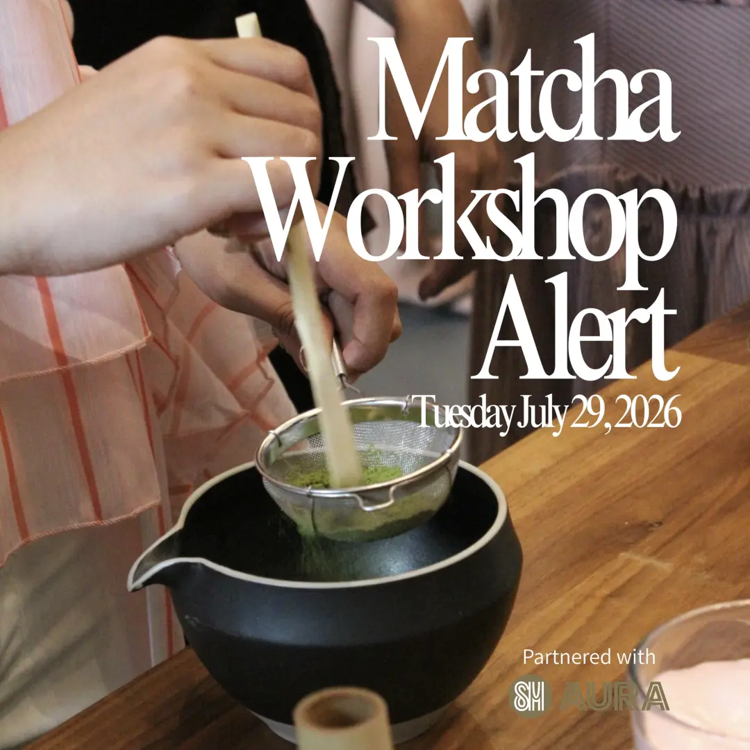 Matcha Workshop. Take Home Our New Bamboo Whisk.