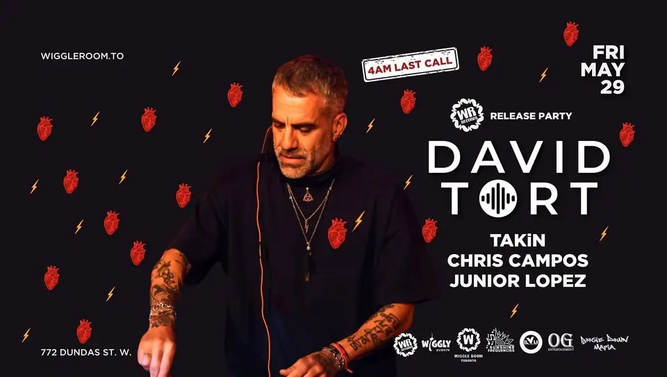 WR Records Release Party: DAVID TORT [Spain | Extended Set] | 4AM LAST CALL | FREE ENTRY option