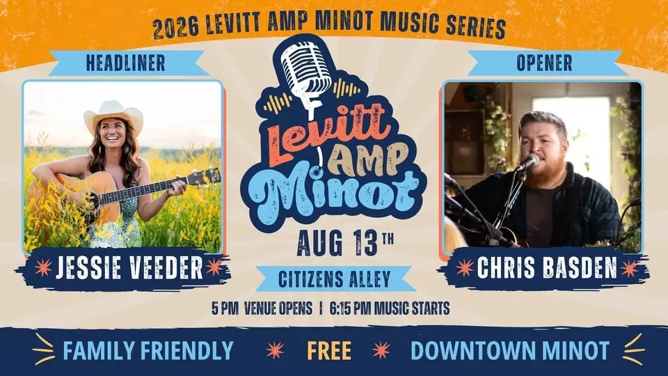 Jessie Veeder & Chris Basden at Levitt AMP Minot Music Series